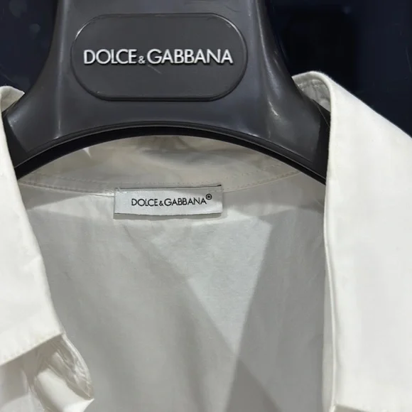 Dolce & Gabbana White Dress Shirt Classic Style